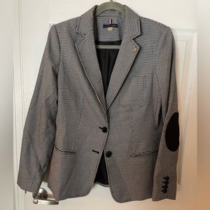 Houndstooth Blazer with Elbow Pads Tommy Hilfiger